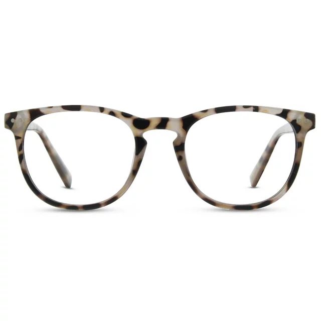 Jonas Paul Eyewear Blue Light Glasses, Cream Tortoise, Magnifying Acrylic Lens, Unisex, 3.00 | Walmart (US)