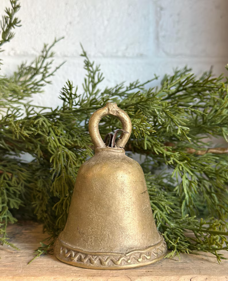 Vintage Brass Bell (medium) - Etsy | Etsy (US)