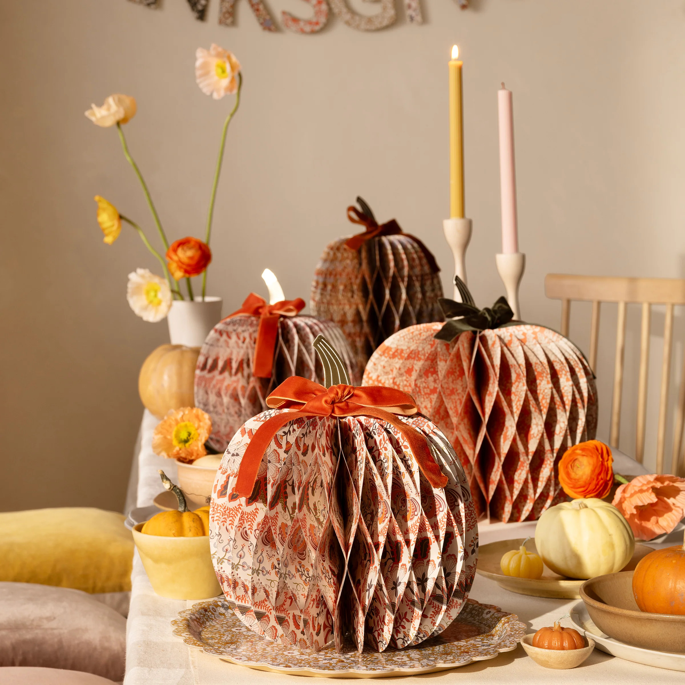 Liberty Pumpkin Decoration | Meri Meri