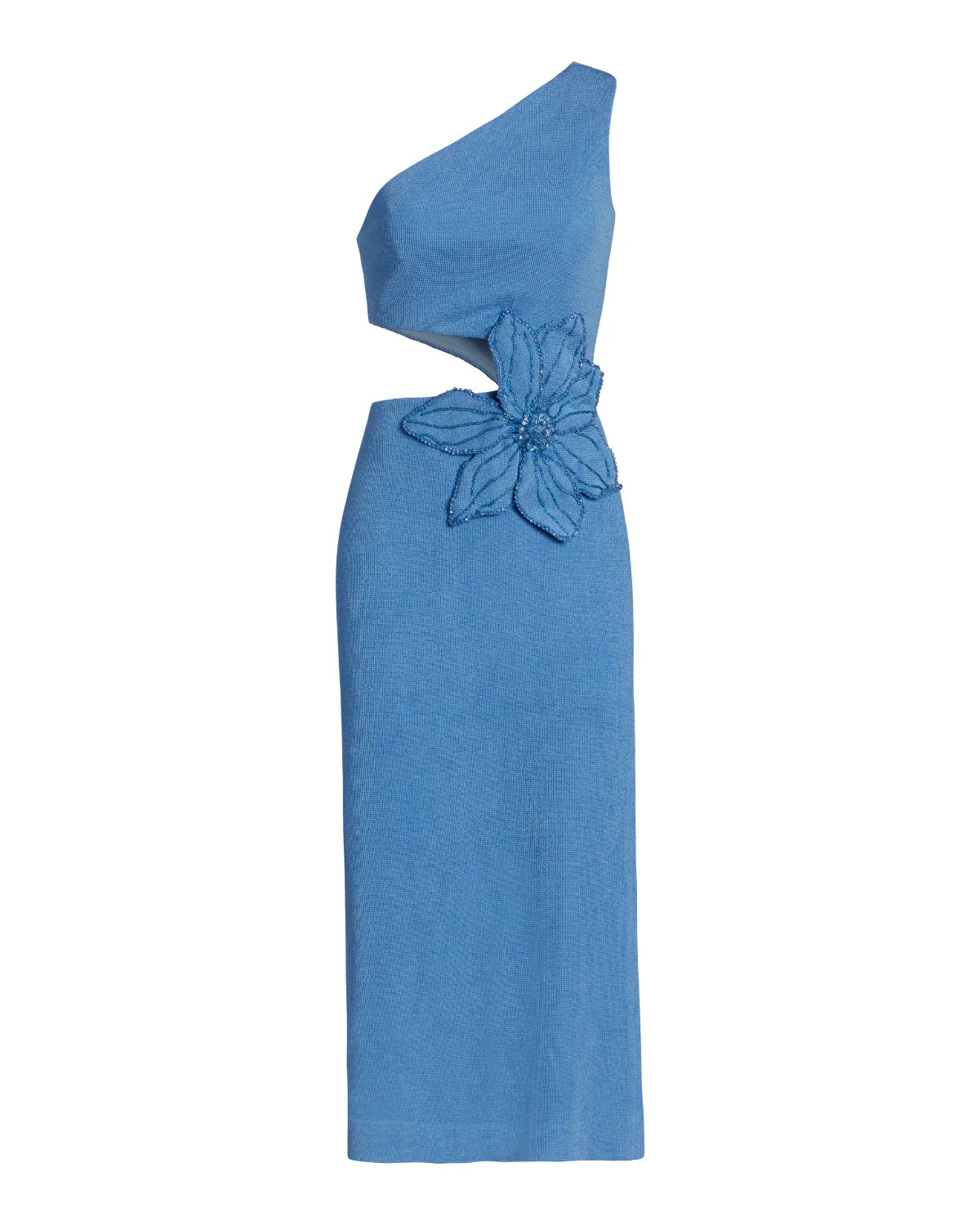 Flower Applique Midi Dress | PatBO