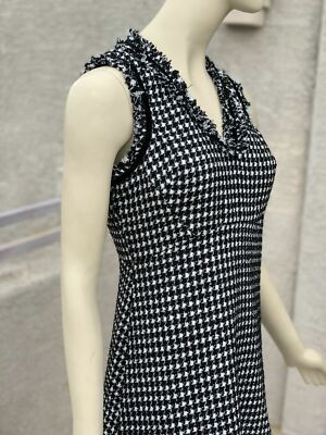 Irregular Kate Spade houndstooth tweed dress | eBay US