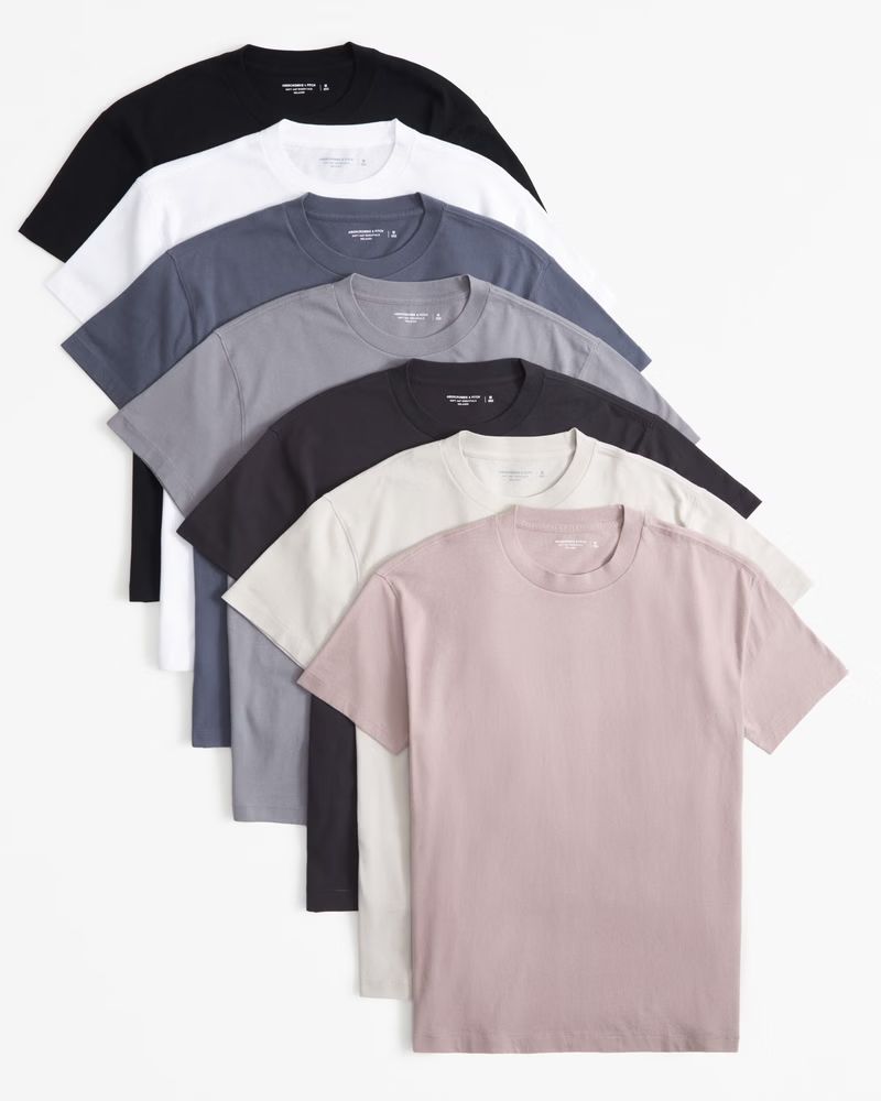 7-Pack Essential Tees | Abercrombie & Fitch (US)