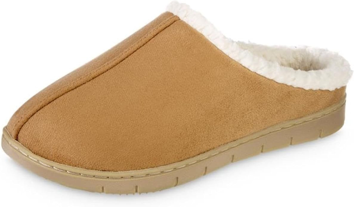 isotoner Women's Microsuede Hoodback Slipper: Non-Slip Sole, Indoor/Outdoor, Memory Foam, Machine... | Amazon (US)