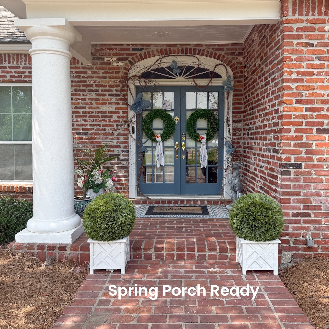 Porch decor for spring! Walmart find....Mrs Evans Place will be restocking our line soon.

#LTKSaleAlert #LTKdayinmylife #LTKHome