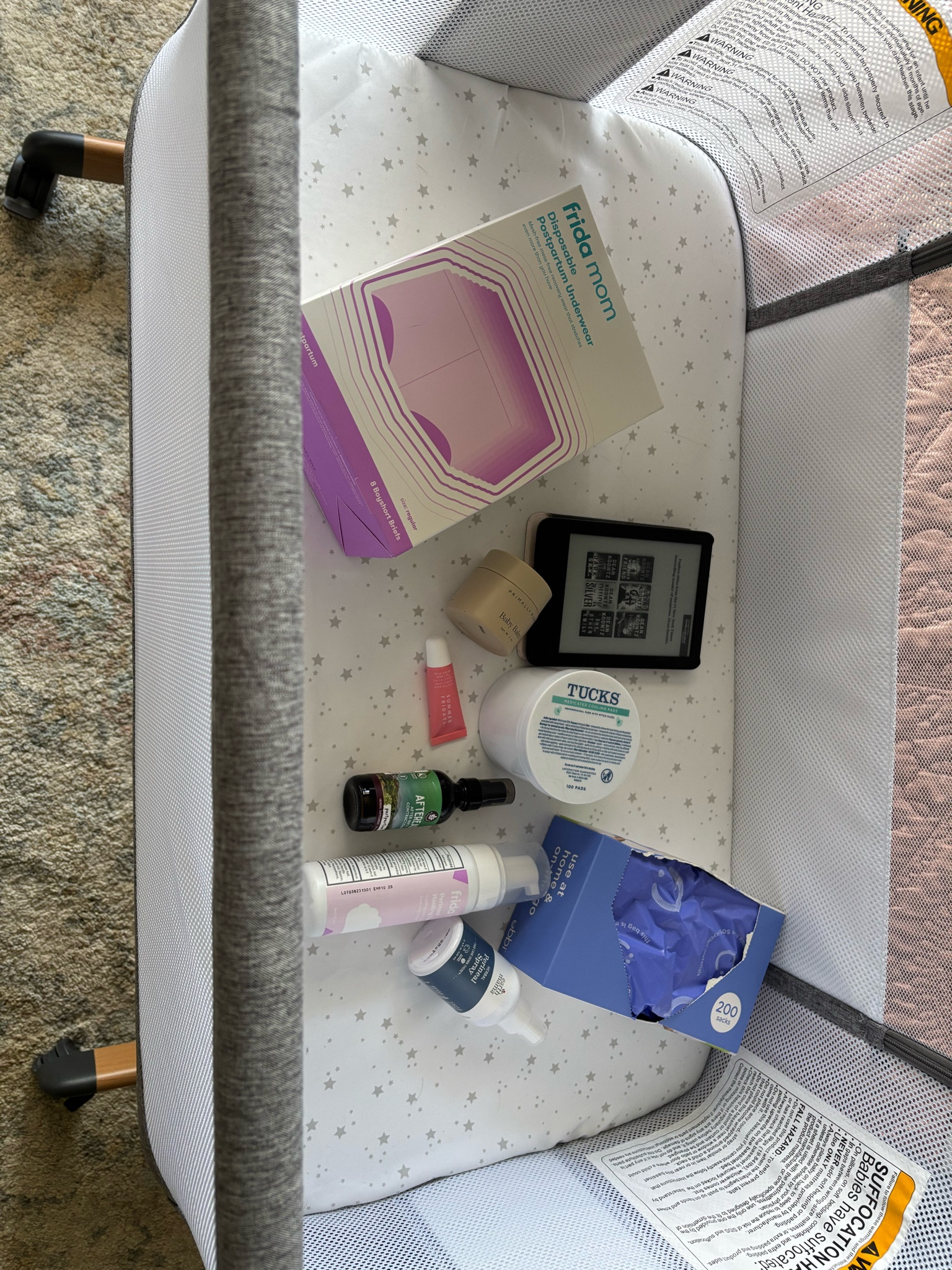 POSTPARTUM ESSENTIALS 
This will be my third baby so in honor of her coming in the next month, here’s a list of what I have this time around. 

****we had a diaper trash can with the first two and I hated it so much. Found these diaper bags instead and I will always recommend them now. Diaper trashes are so deadly (literally just the smell is enough to knock you out it’s not worth it)