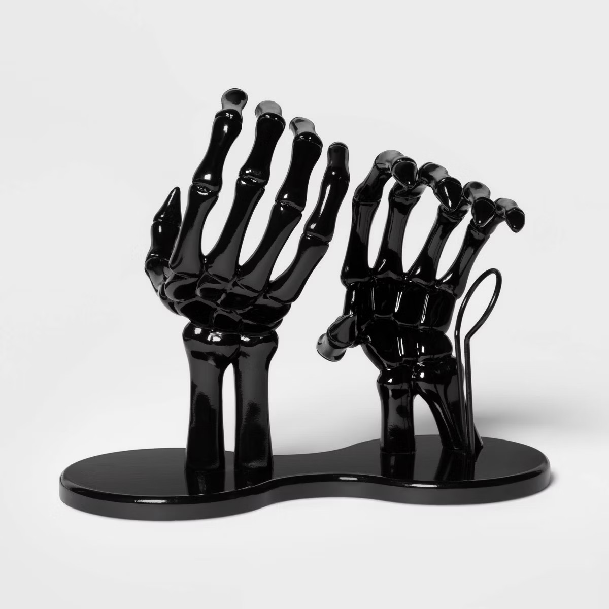 Black High Gloss Resin Halloween Wine Bottle Holder - Hyde & EEK! Boutique™ | Target