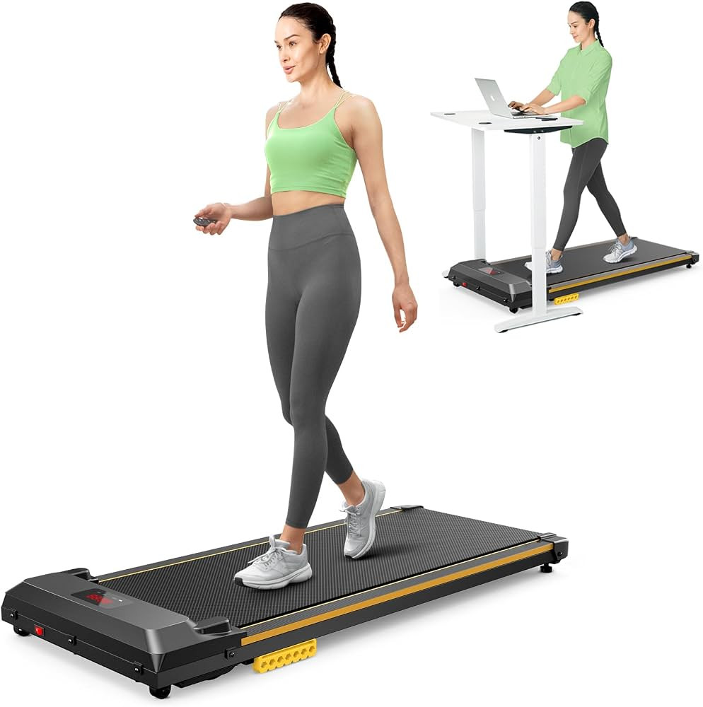 UREVO Under Desk Treadmill, Walking Pad 2 in 1 for Home/Office, Portable Walking Pad Treadmill wi... | Amazon (US)