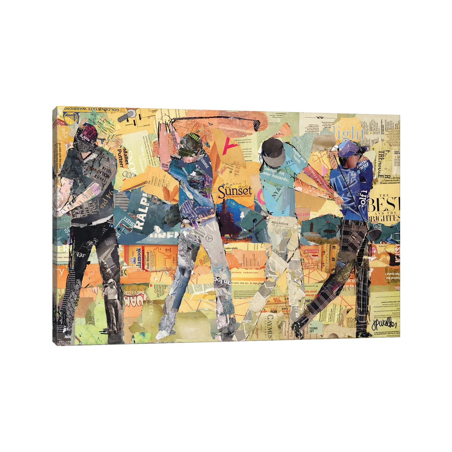East Urban Home Sunset Golf by Jamie Pavlich-Walker - Wrapped Canvas Graphic Art Print | Wayfair | Wayfair North America