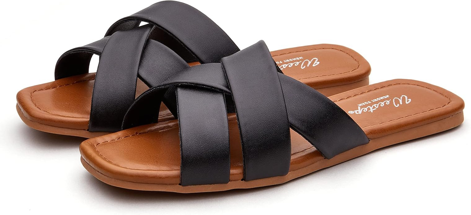 Weestep Women Flat Soft Slide Sandal | Amazon (US)