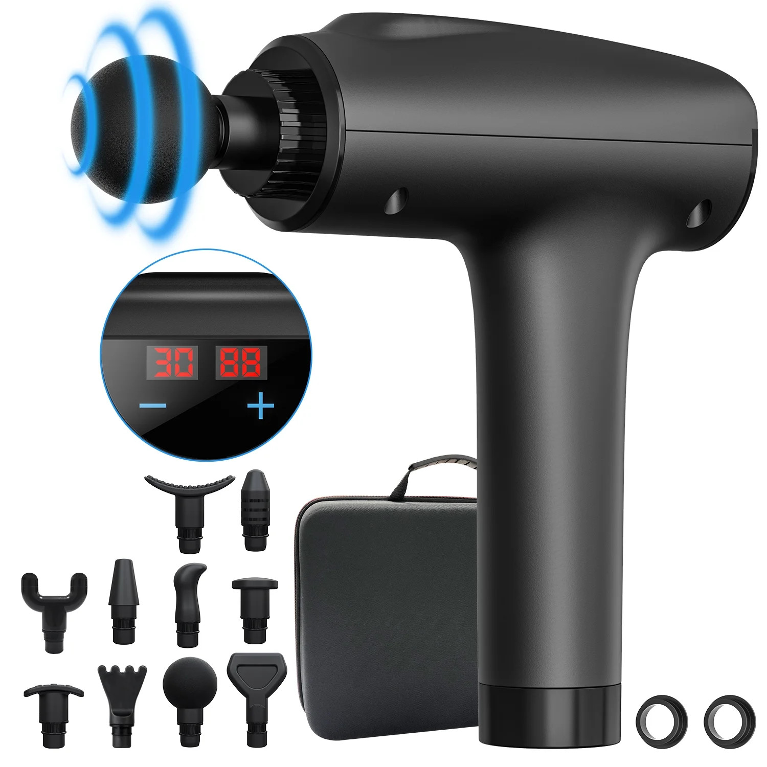 Muscle Massage Gun Deep Tissue Percussion Muscle Massager for Pain Relief Handheld Electric Body ... | Walmart (US)