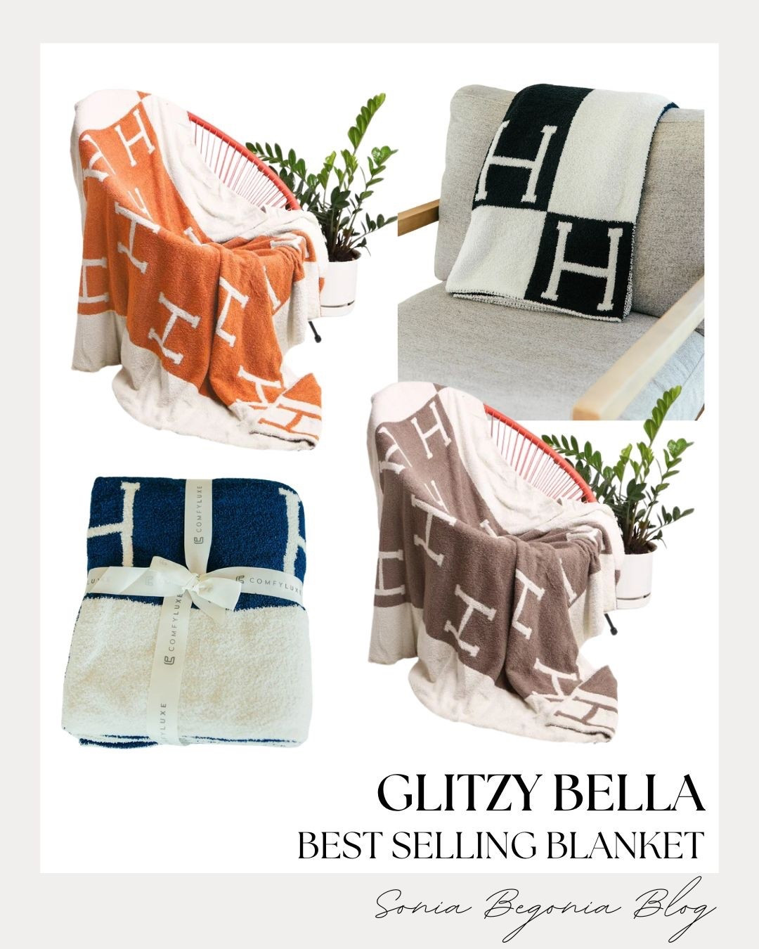 Glitzy Bella Blankets ☁️

I found the softest, best-selling blankets that are perfect for cozying up your home! These "H" initial throws add an instant touch of designer chic to any chair, bed, or sofa. 🛋️

Wrap yourself in luxury with these plush essentials. I love how these neutral and bold tones seamlessly blend into any interior decor for a sophisticated finish! ☕️🍂

#HomeDecor #CozyHome #GlitzyBella #ThrowBlanket #InteriorInspo

#LTKSeasonal #LTKHome
