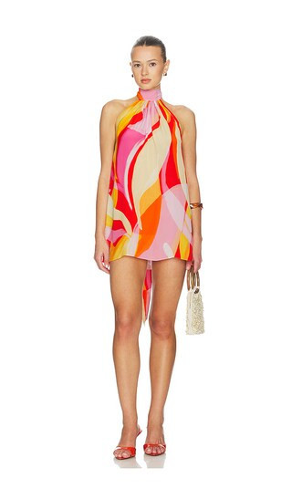 Away That Day Ibiza Dress in Red,Lemon. - size S/M | Revolve Clothing (Global)