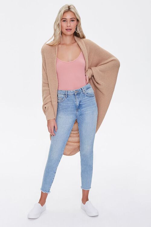 Ribbed Open-Front Cardigan | Forever 21 (US)