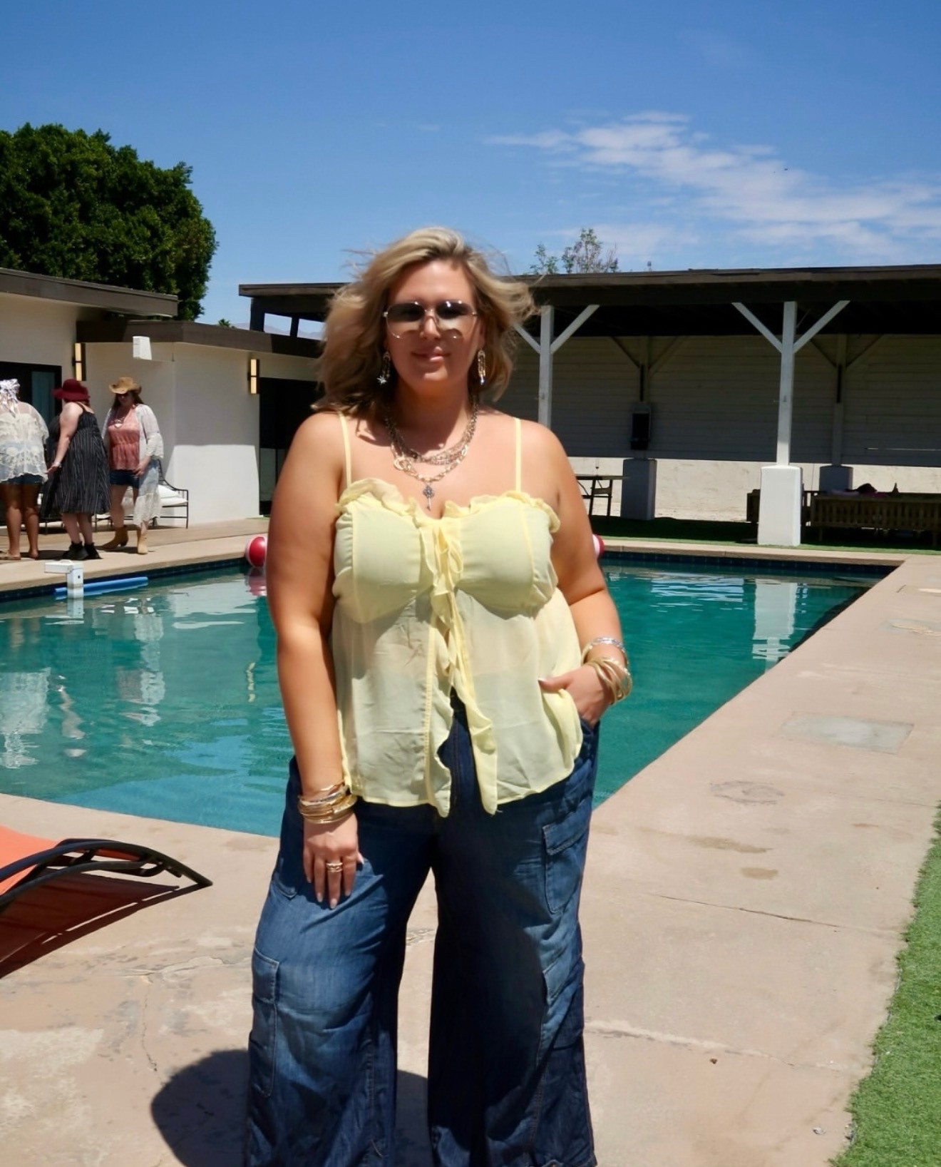 Brunch outfit with @Torrid !! Wearing a size 2 and a 20 in these pieces and I also love the strapless bra! 

#LTKPlusSize #LTKMidsize #LTKFestival