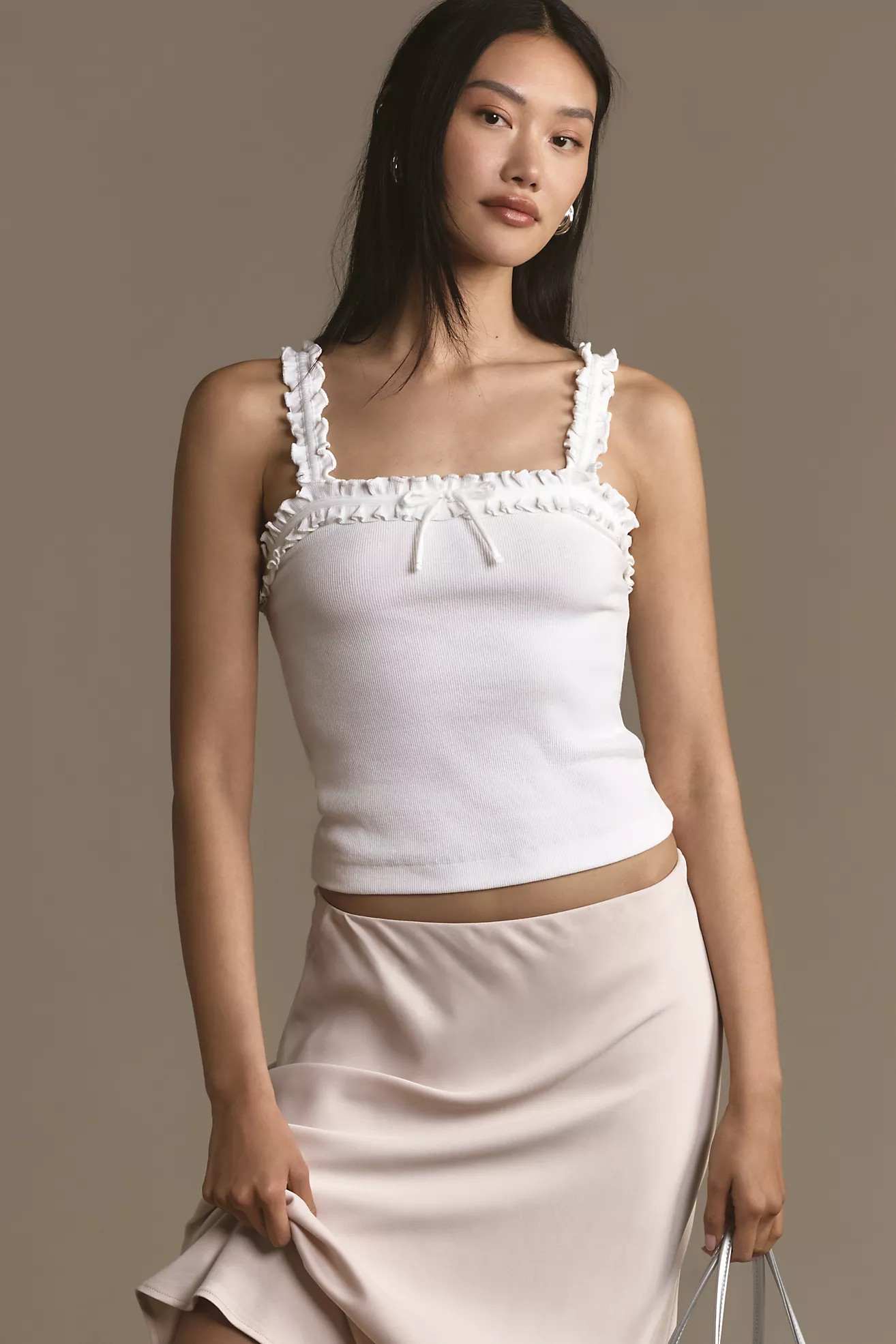 The Dorrie Ruffled Cami by Maeve | Anthropologie (US)
