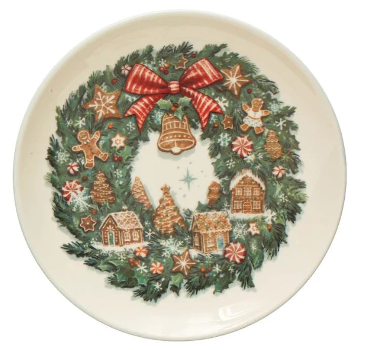 Holiday Wreath Plate | Cottonwood Company