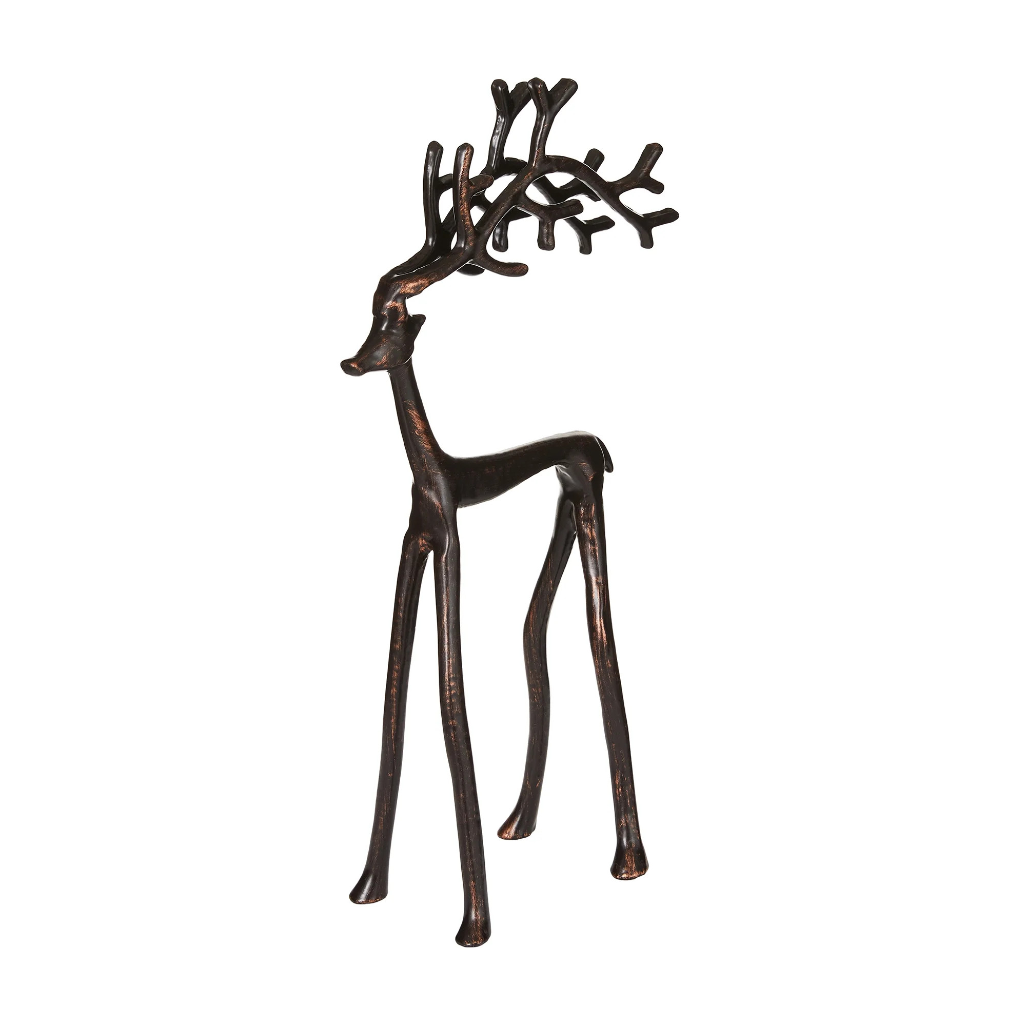 Fraiche Large Aluminum Reindeer Decoration, 15.25" Aluminum Reindeer | Walmart (CA)