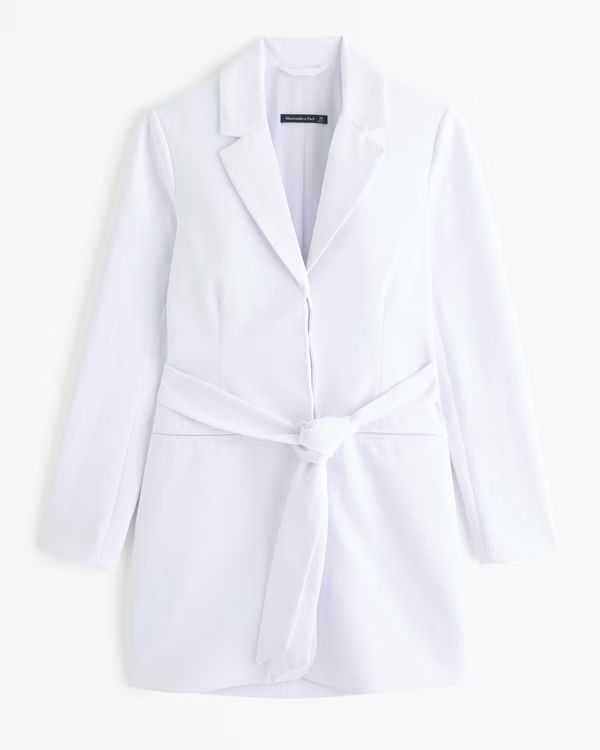 Women's Premium Crepe Blazer Dress | Women's The A&F Wedding Shop | Abercrombie.com | Abercrombie & Fitch (US)
