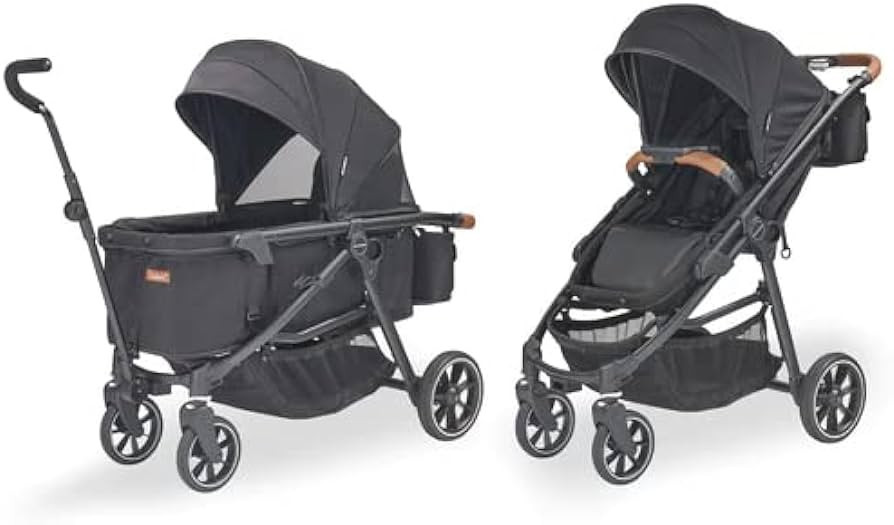 Larktale Crossover All-in-One Stroller and Wagon - Convert from a Single Baby Stroller to a Two S... | Amazon (US)