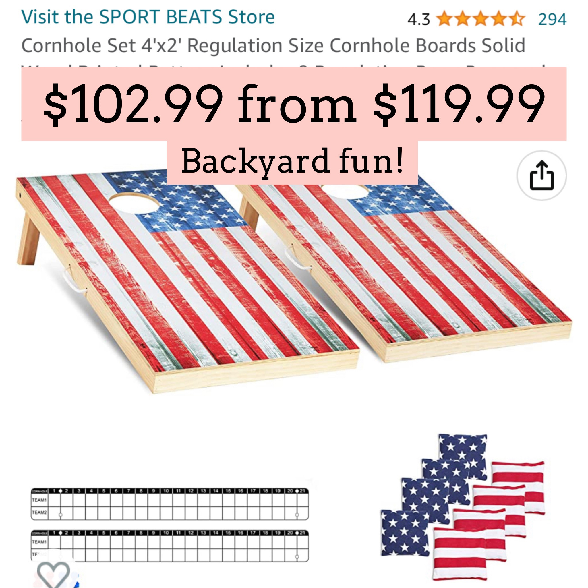 Cornhole 

#LTKSeasonal #LTKhome #LTKsalealert