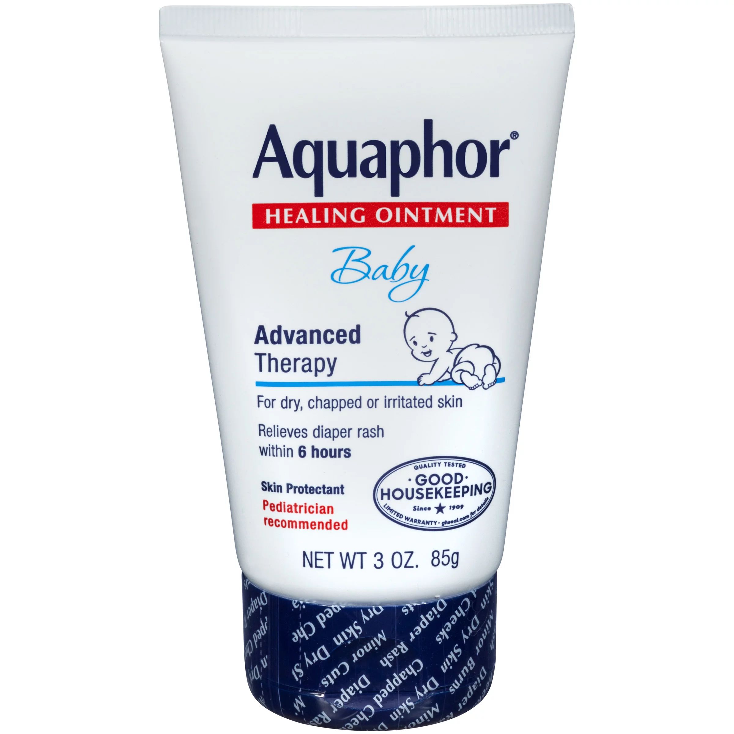Aquaphor Baby Advanced Therapy Healing Ointment Skin Protectant 3 oz. Tube - Walmart.com | Walmart (US)
