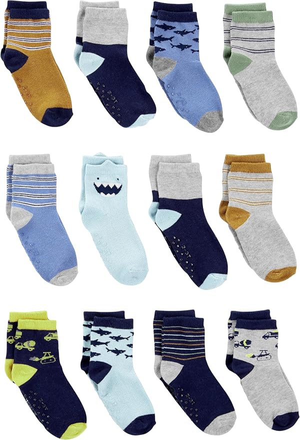 Simple Joys by Carter's baby-boys 12-pack Neutral Sock Low | Amazon (US)