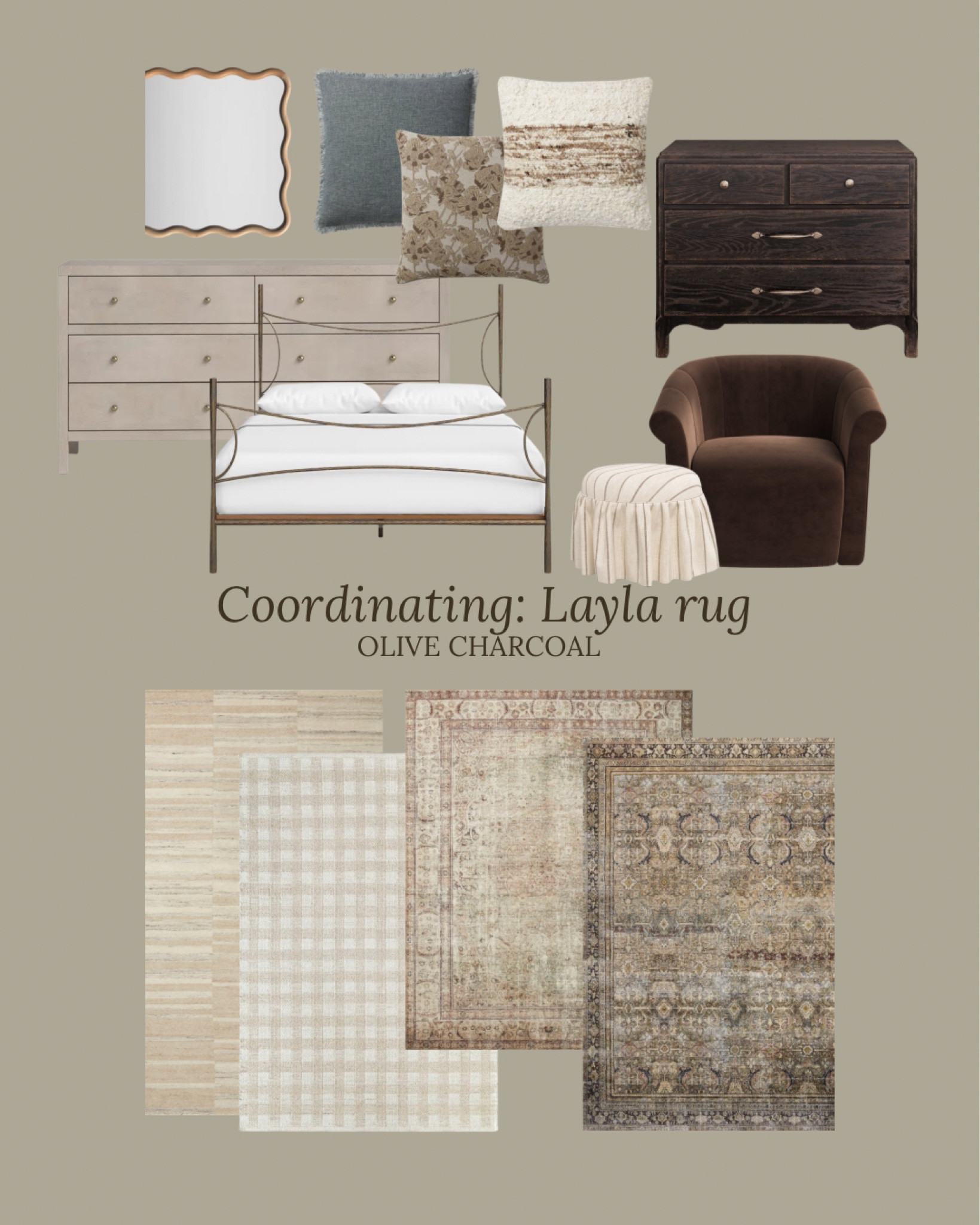 Loloi Layla rug is Lolo most top selling rug. It has been for years. I’ve seen it with gray sofas and brown sofas. It mixes with warm and cool, coordinating rugs, brown dresser, chest of drawers, brown, accent chair, super affordable bed, throw pillows, affordable sofa, pillows.

#LTKHome #LTKStyleTip #LTKSaleAlert