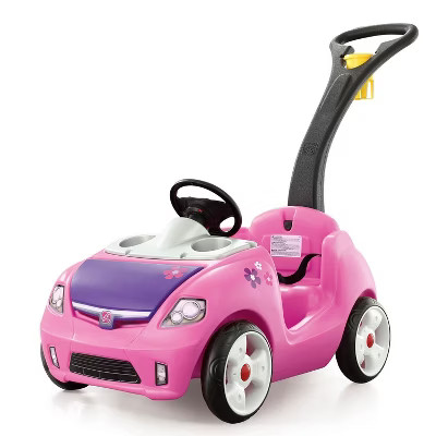 Step2 Toddler Children Whisper Ride On II Cruiser Car Buggy Push Pull Toy, Pink | Target
