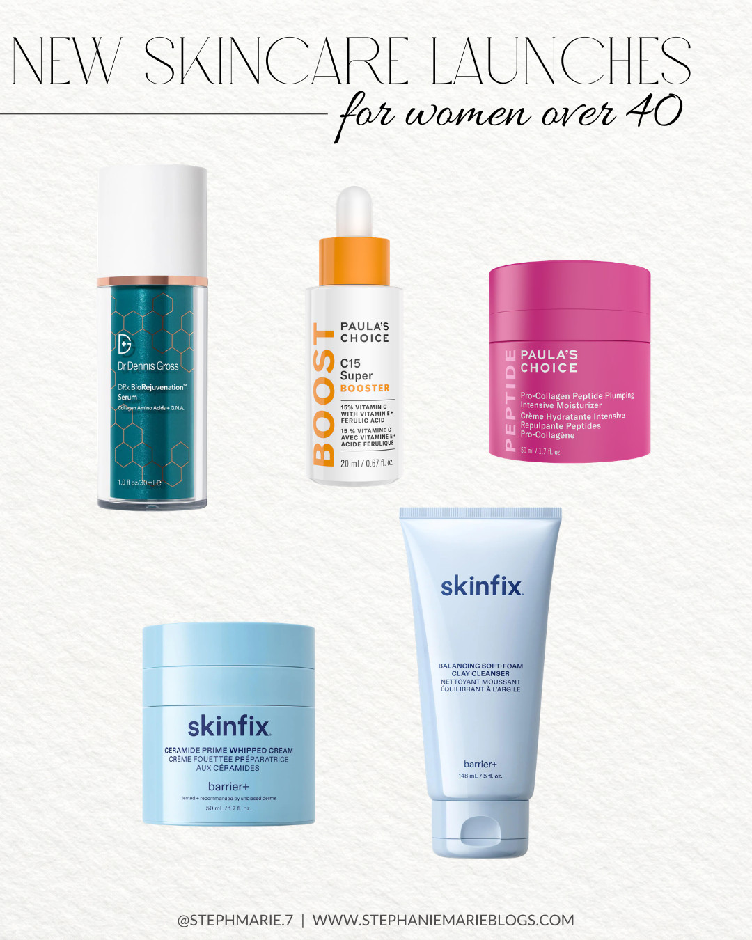 New skincare launches for women over 40! These caught my attention for everything from hydration and barrier support to brightening and firming. Sharing a closer look at what’s new and which ones may be worth adding to your routine on YouTube 🎥 StephanieMarie  

 #LTKOver40 #LTKBeauty