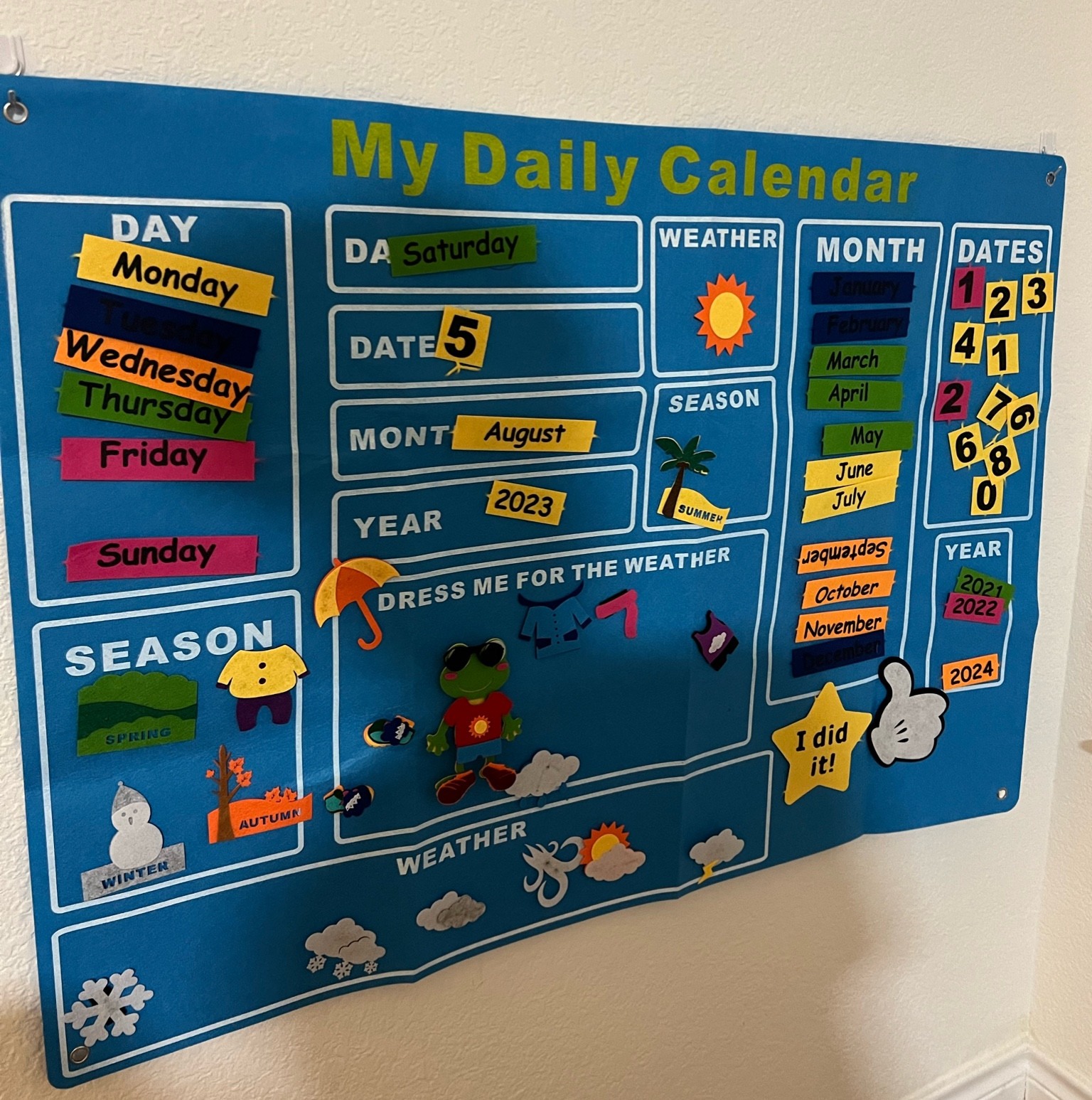 Homeschool Educational Calendar. Teach your kids days of the week, months, seasons, weather and dates. 

Homeschool, back to school, Amazon find, learning activities , Daily Calendar 

#LTKfamily #LTKkids #LTKBacktoSchool