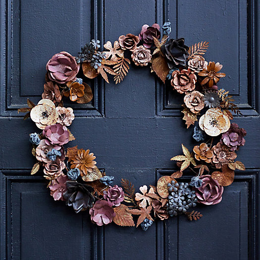 Moody Botanicals Iron + Velvet Wreath | Terrain