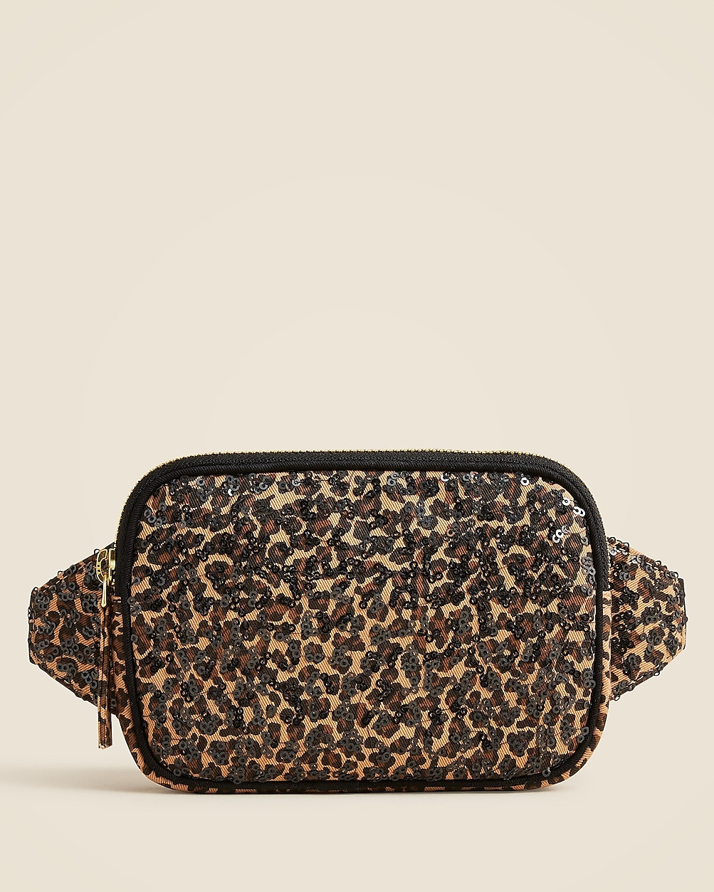 Girls' belt bag in sequin leopard print | J. Crew US