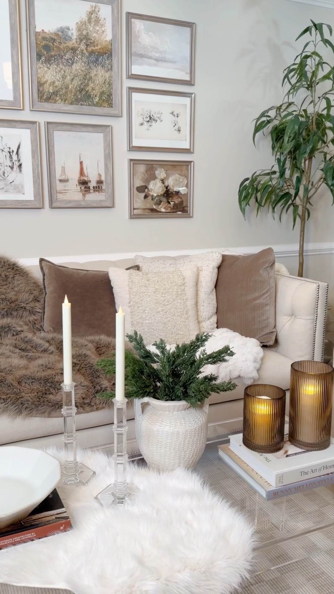 Winter Corner Refresh-A January reset with cozy layered textures, warm light, and slow daily rituals.

#LTKselfcare #LTKHome