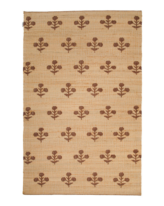 5x8 Hand Woven Wool And Jute Rug | TJ Maxx