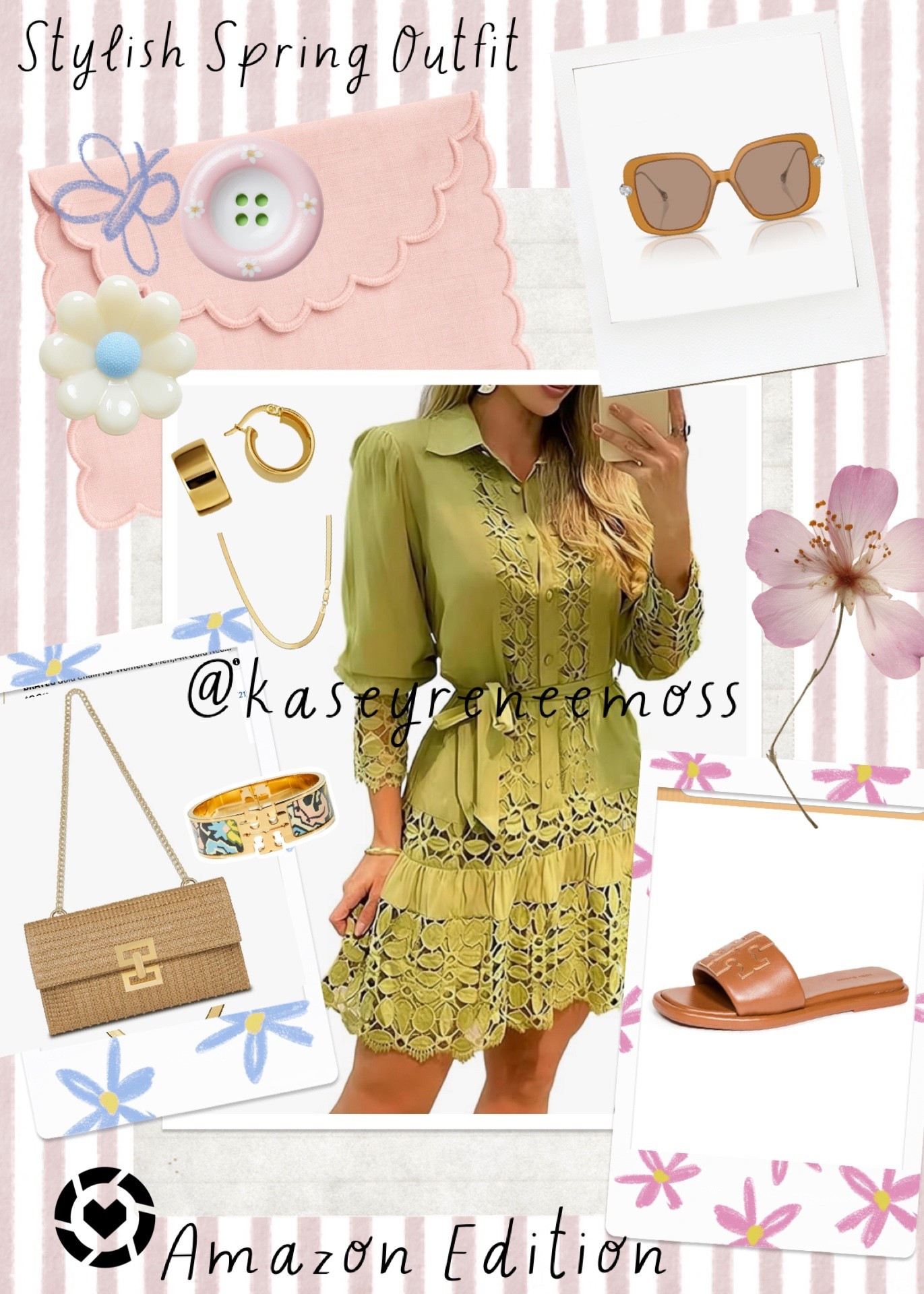 This stylish outfit with a pop of color is perfect for anything—from running errands to special occasions 💚✨
Paired with matching accessories, it pulls the whole look together effortlessly… and yes, it’s all Amazon edition 🙌