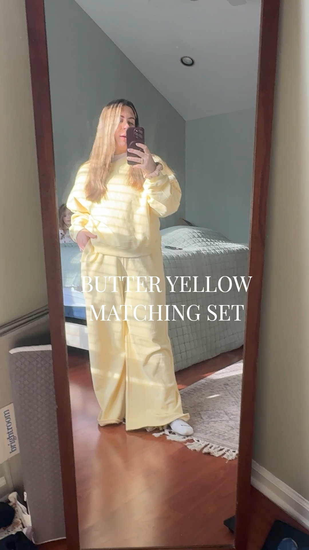 I had my eye on the butter yellow alo yoga set, but I just didn’t want to spend that much money and I am such a GAP sweats girly and have so many already and this yellow is just delicious! It looks like they might be sold out of the sweatshirt already, but the pants are amazing and I have my eye on the orange color way too. 🧡👀

#LTKMidsize #LTKdayinmylife #LTKootd