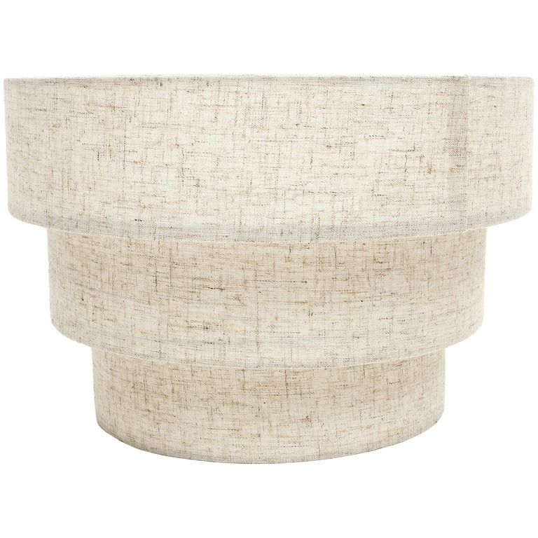 NUOLUX Extra Large Lampshade 3-tier Pendant Light Shade Modern Layered Lamp Shade - Walmart.com | Walmart (US)