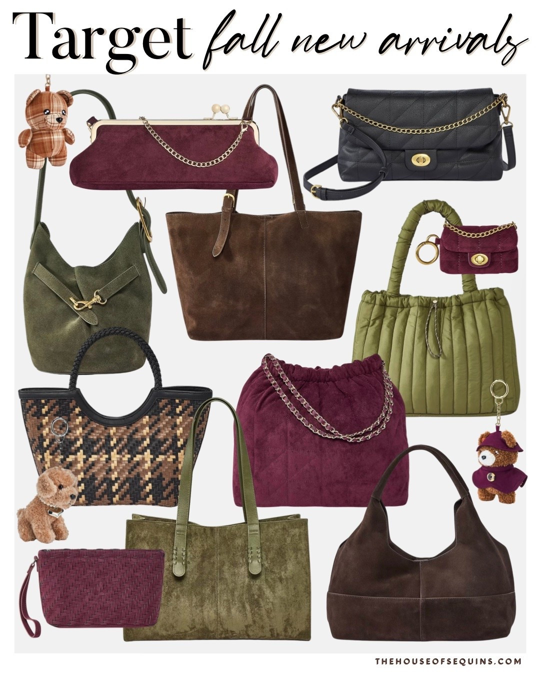 Shop Target bag new arrivals! Fall bag, bag charm