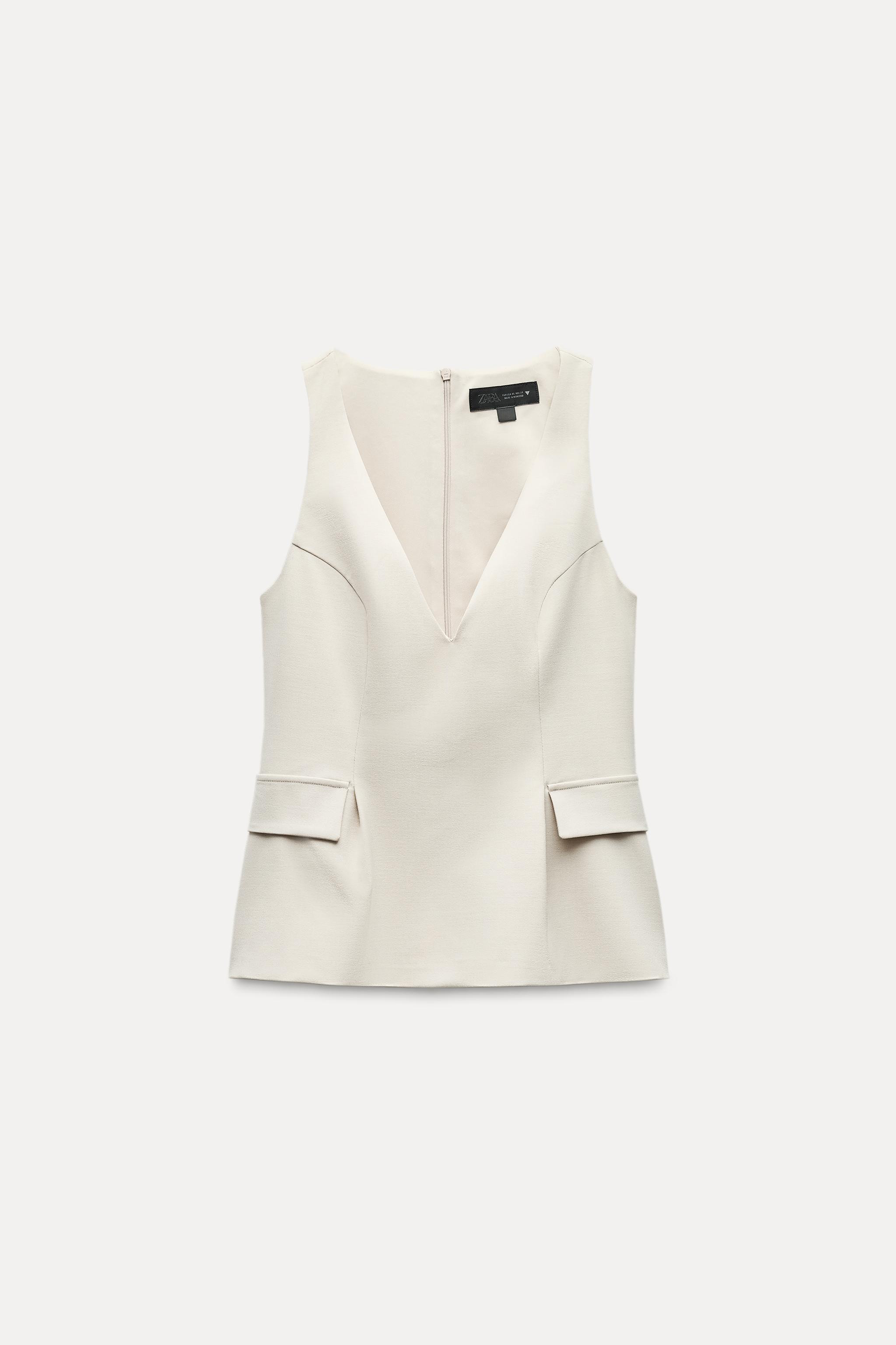 PEPLUM LAPELS TOP | Zara US