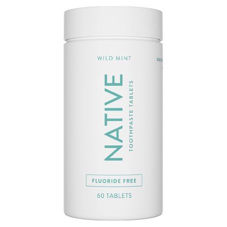 Native Toothpaste Tablets Fluoride Free Mint | Walmart (US)