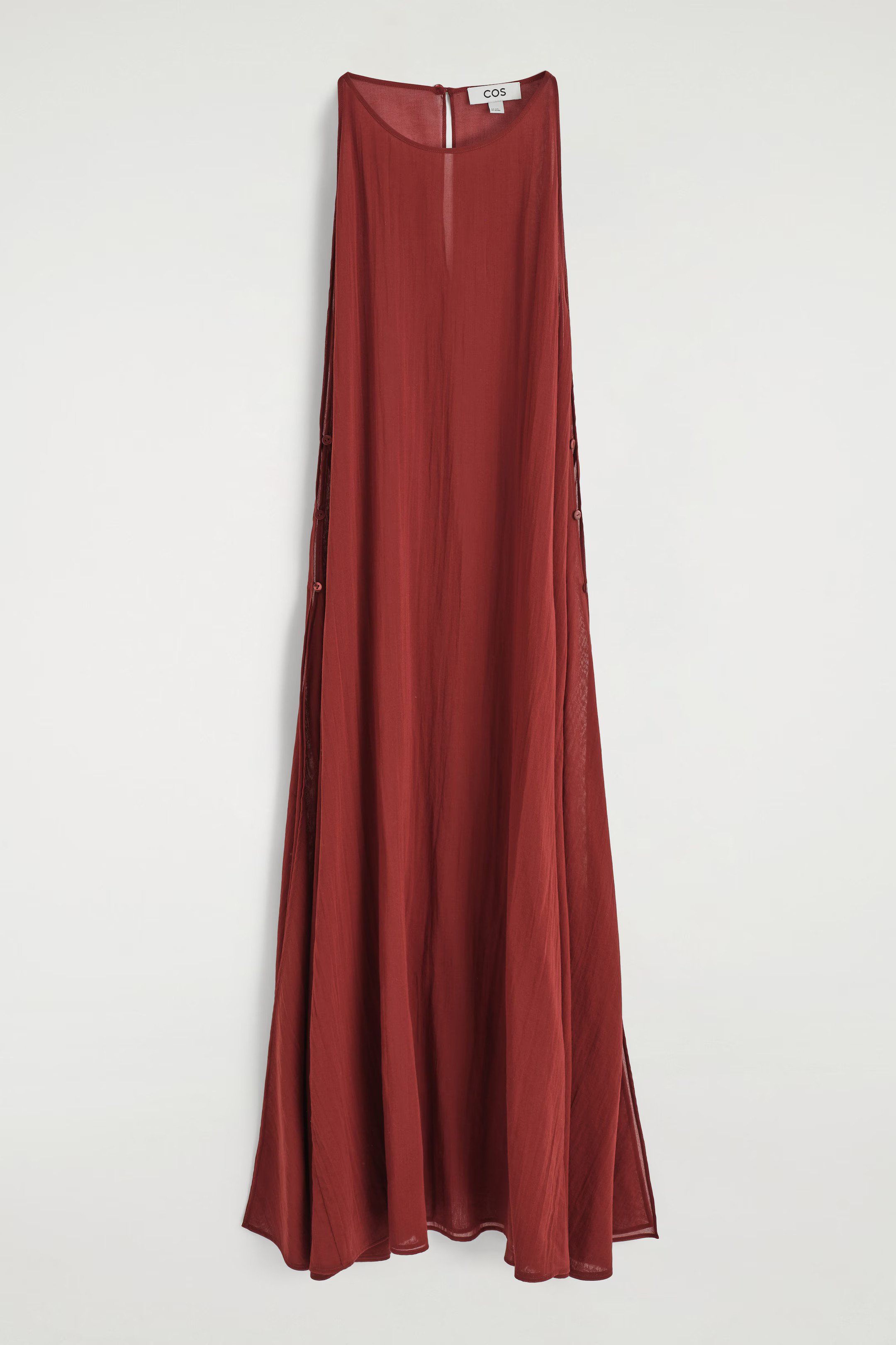 SHEER COTTON BEACH DRESS - RUST | COS | COS (EU)