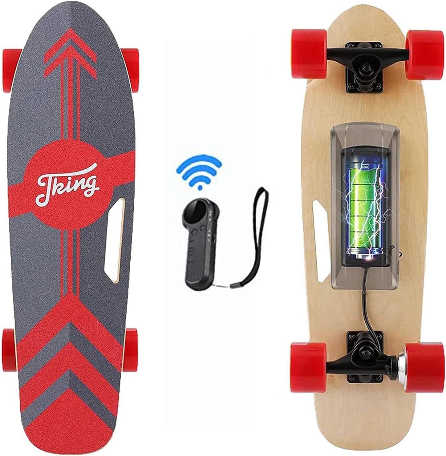CAROMA Electric Skateboard for Adults Teens, 27.5" Electric Longboard Skateboards with Wireless R... | Amazon (US)