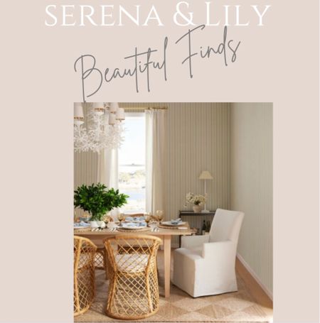 Serena and Lily beautiful finds. #competition #diningroom #home #homedecor #interiordesign  

#LTKFind #LTKhome #LTKfamily
