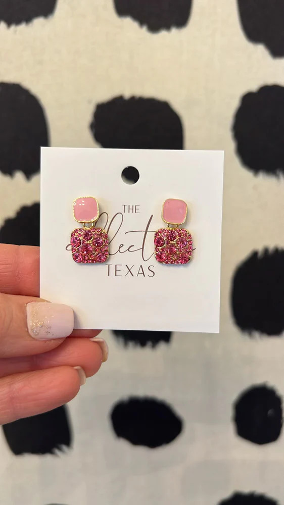 Pink is my Color Earrings | The Collection TX 