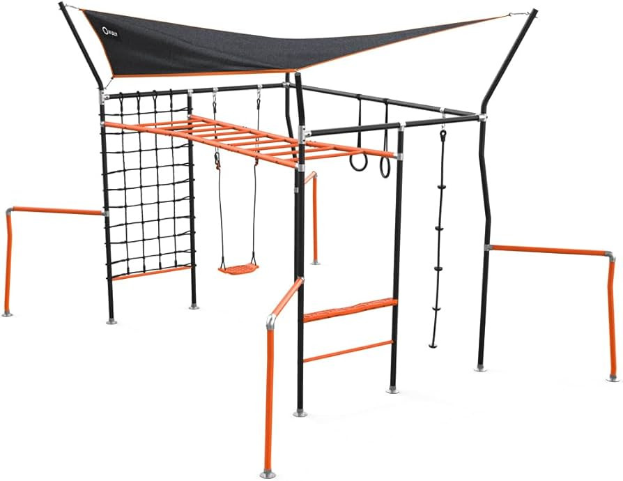 Odyssey Quest Monkey Bars Large Playset & Jungle Gym with Powder Coated Galvanized Steel, Shade C... | Amazon (US)