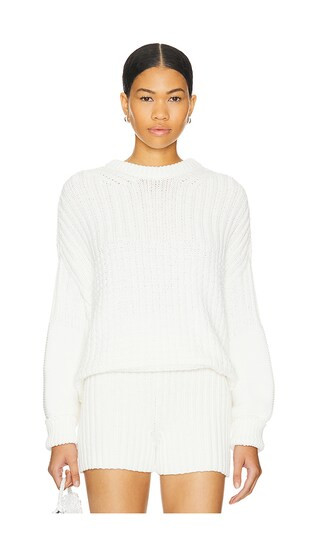 Delcia Sweater in Off White | Revolve Clothing (Global)