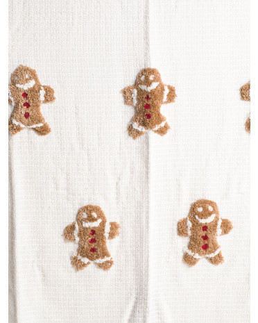 Handcrafted In India Tufted Gingerbread Throw | Marshalls