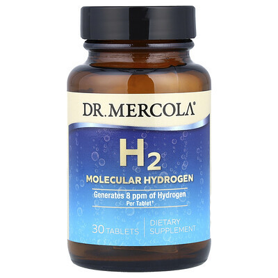 Dr. Mercola, H2 Molecular Hydrogen, 30 Tablets (80 mg per Tablet) | iHerb