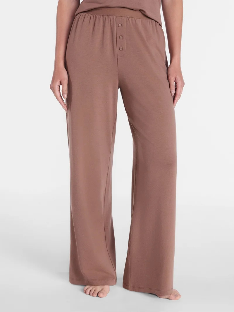 Joyspun Women\u2019s Cotton Blend Sleep Lounge Pants, Sizes S-3X | Walmart (US)