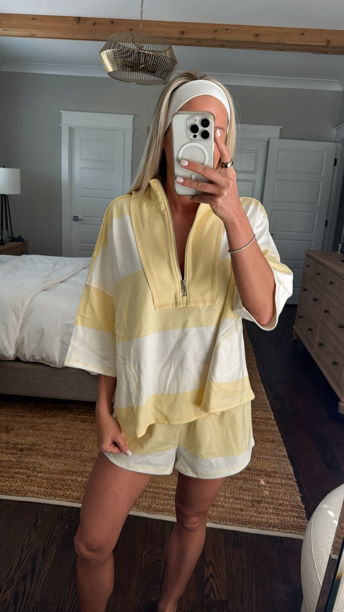 Will be wearing this free people set on repeat this summer! Wearing size S 💛